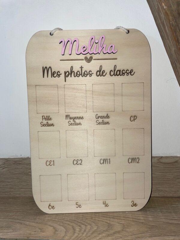 Pancarte photos de classe